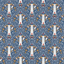 Pendeen Indigo Fabric by the Metre